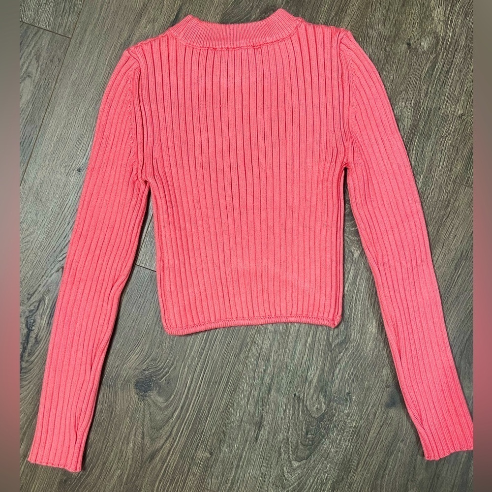 *NWT* Zara Ribbed High-Low Sweater - Picture 2 of 4